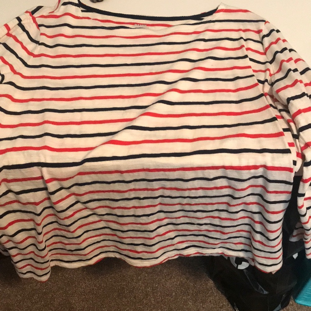 Old Navy Plus Mariner Stripe Shirt